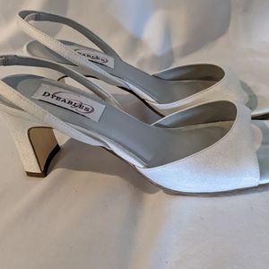Dyeable slip on, Bridal & Occasion sandal.